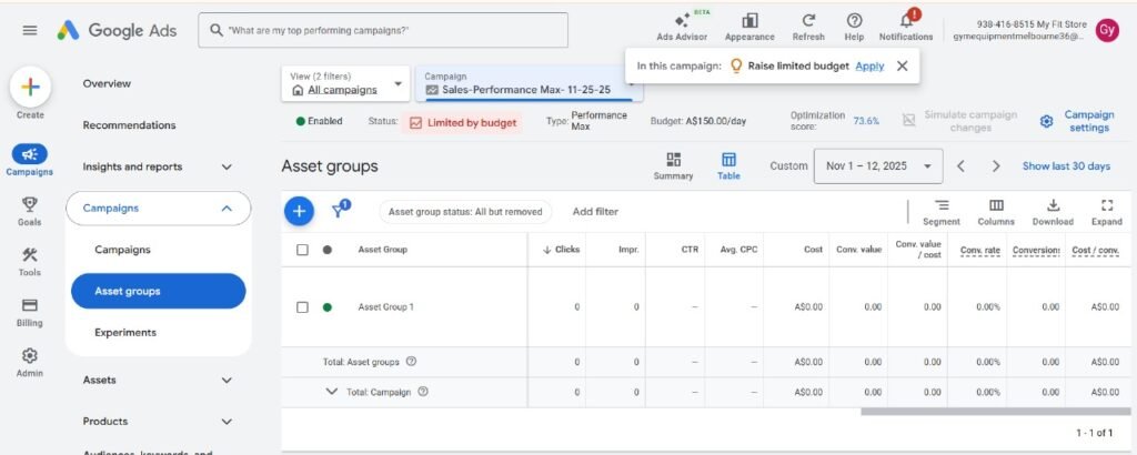 Launching Google Ads to Scale an Already-Growing Fitout Business