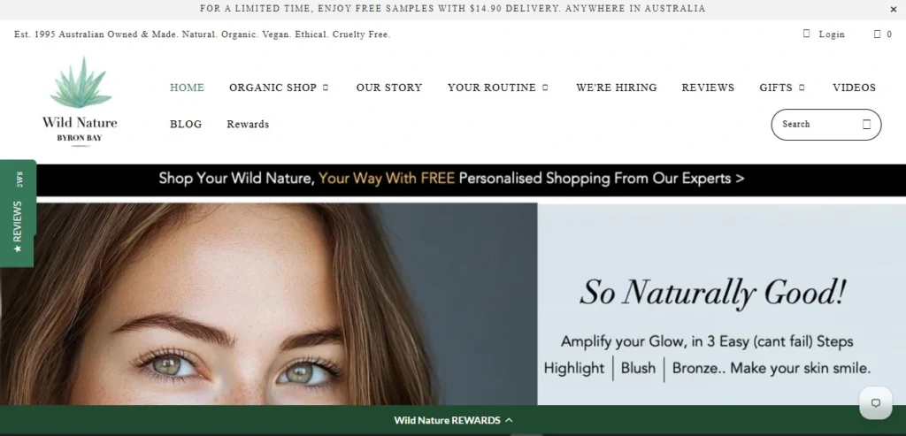 A Premium, Conversion-Focused Storefront for a Natural Skincare Brand